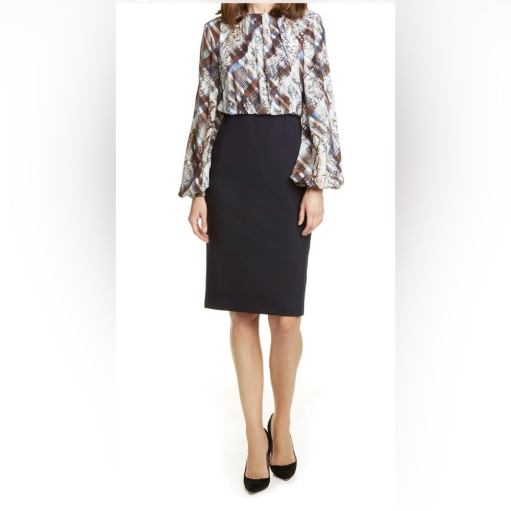 NWT Women’s Ted Baker London Caalla Quartz LongSleeve Dress Size 1(US 2)